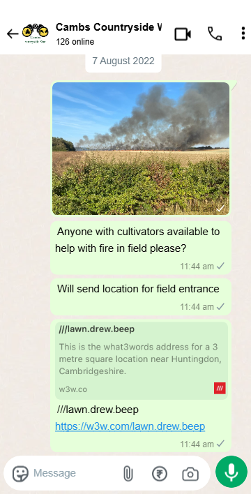Whatsapp chat