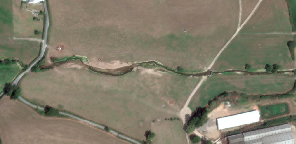 Image showing poaching and riverbank damage caused by livestock access to the river